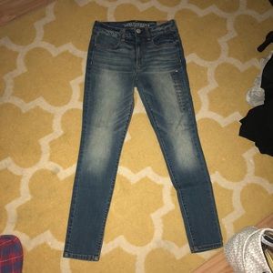 American Eagle high rise jeggings (short)